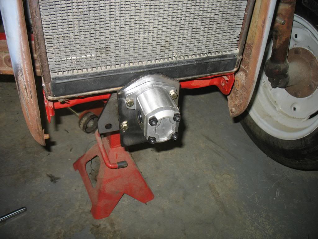 Live hydraulics and using trans sump for crank driven pump Ford 9N